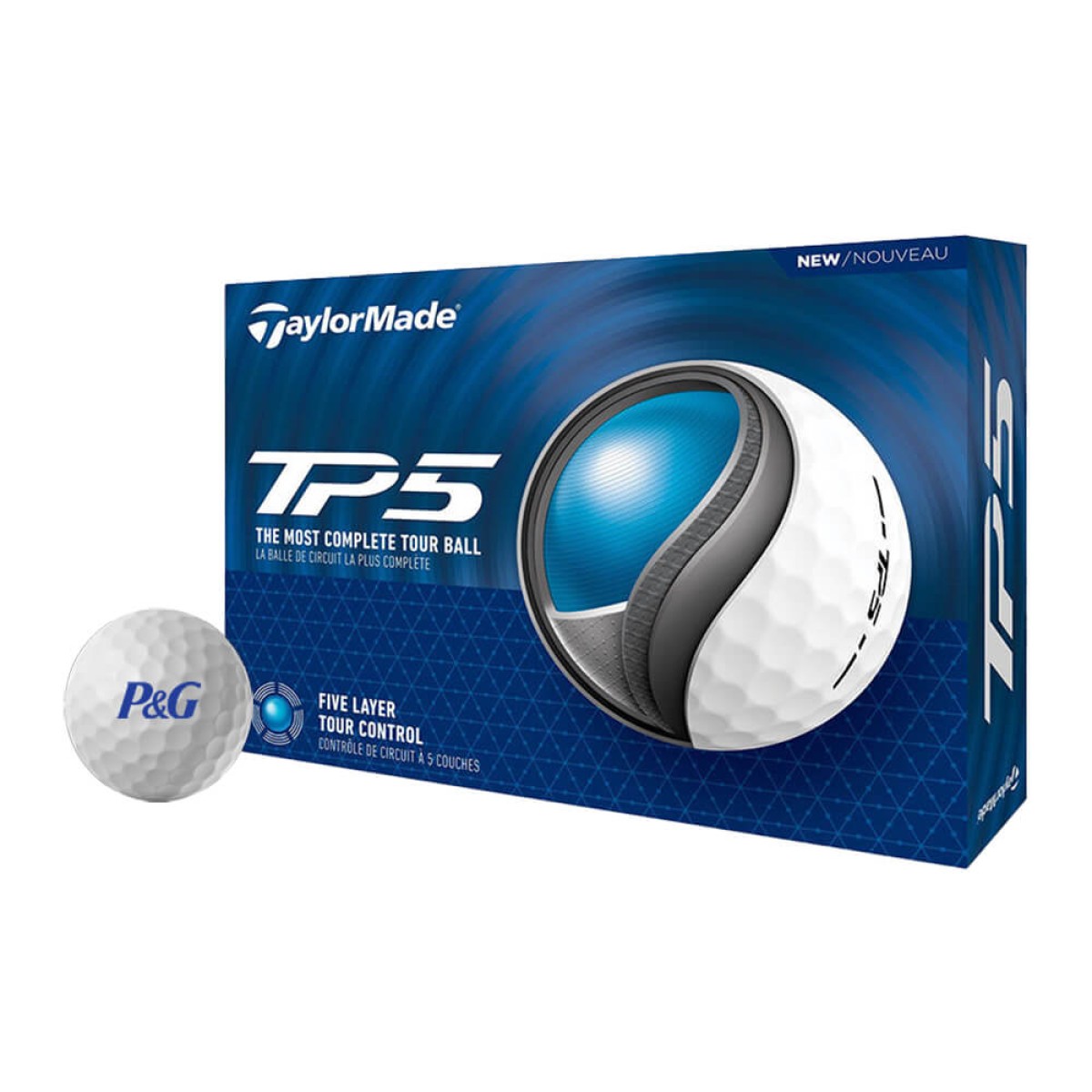 Custom TaylorMade TP5 Golf Balls with Logo