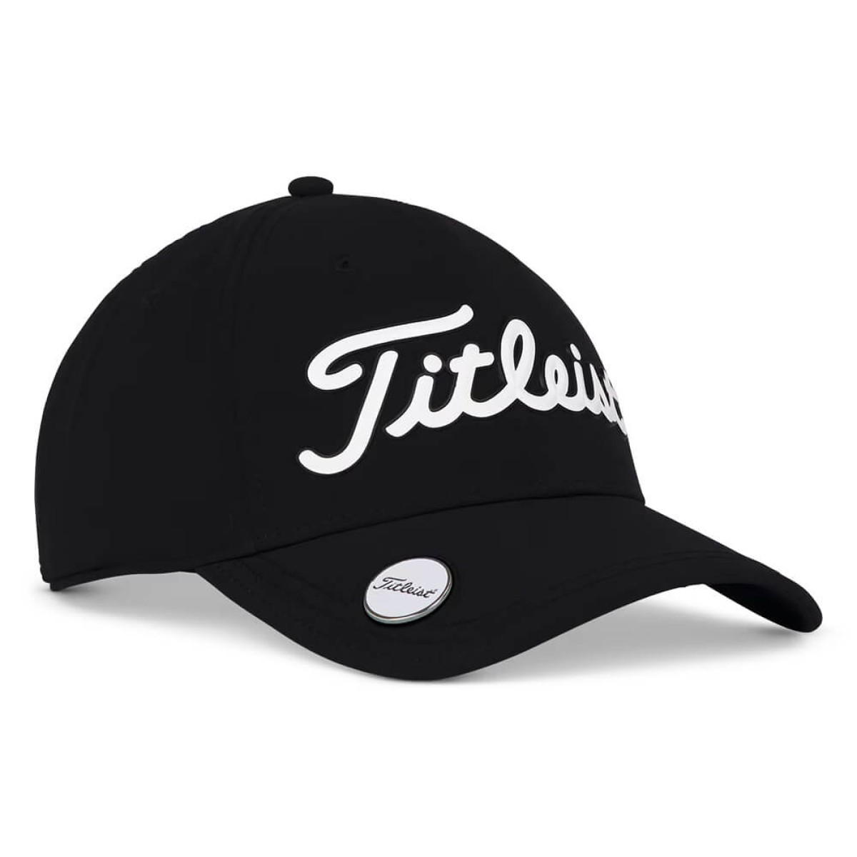 Custom Titleist Players Performance Ball Marker Hat in Black - Alternate