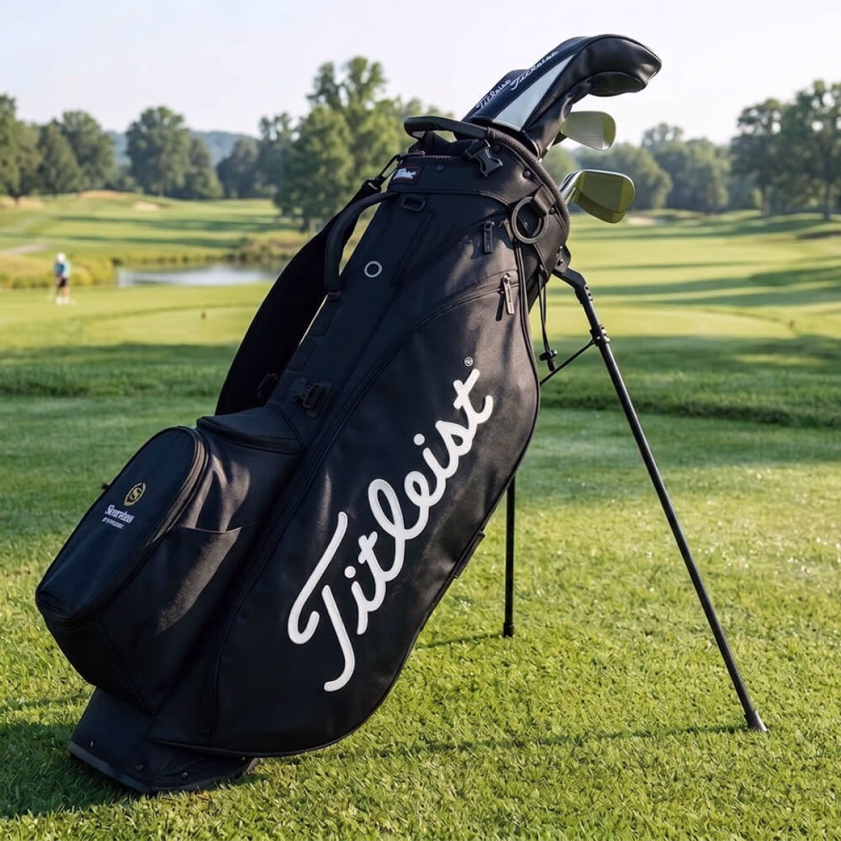 Custom Titleist Players S5 Stand Bag in Black - Alternate