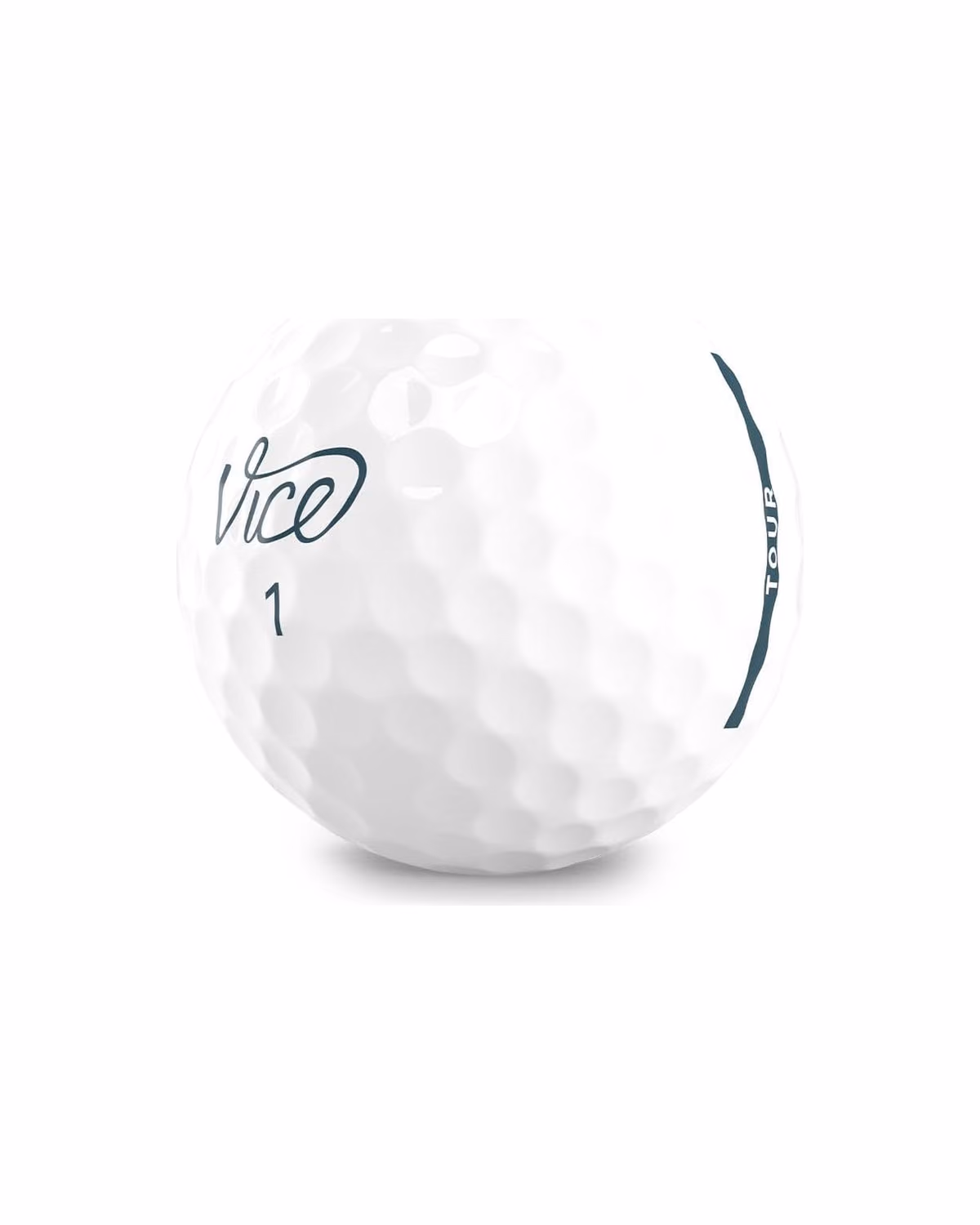 Custom Vice Tour golf ball close-up