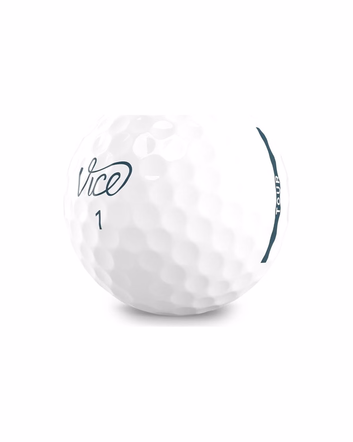 Custom Vice Tour golf ball close-up