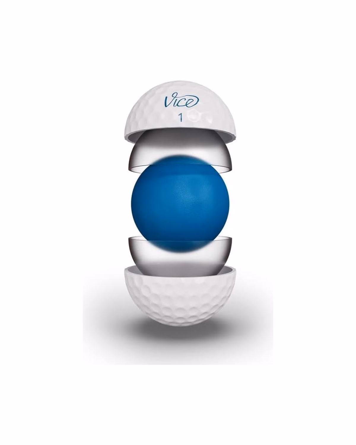 Custom Vice Tour golf ball detail