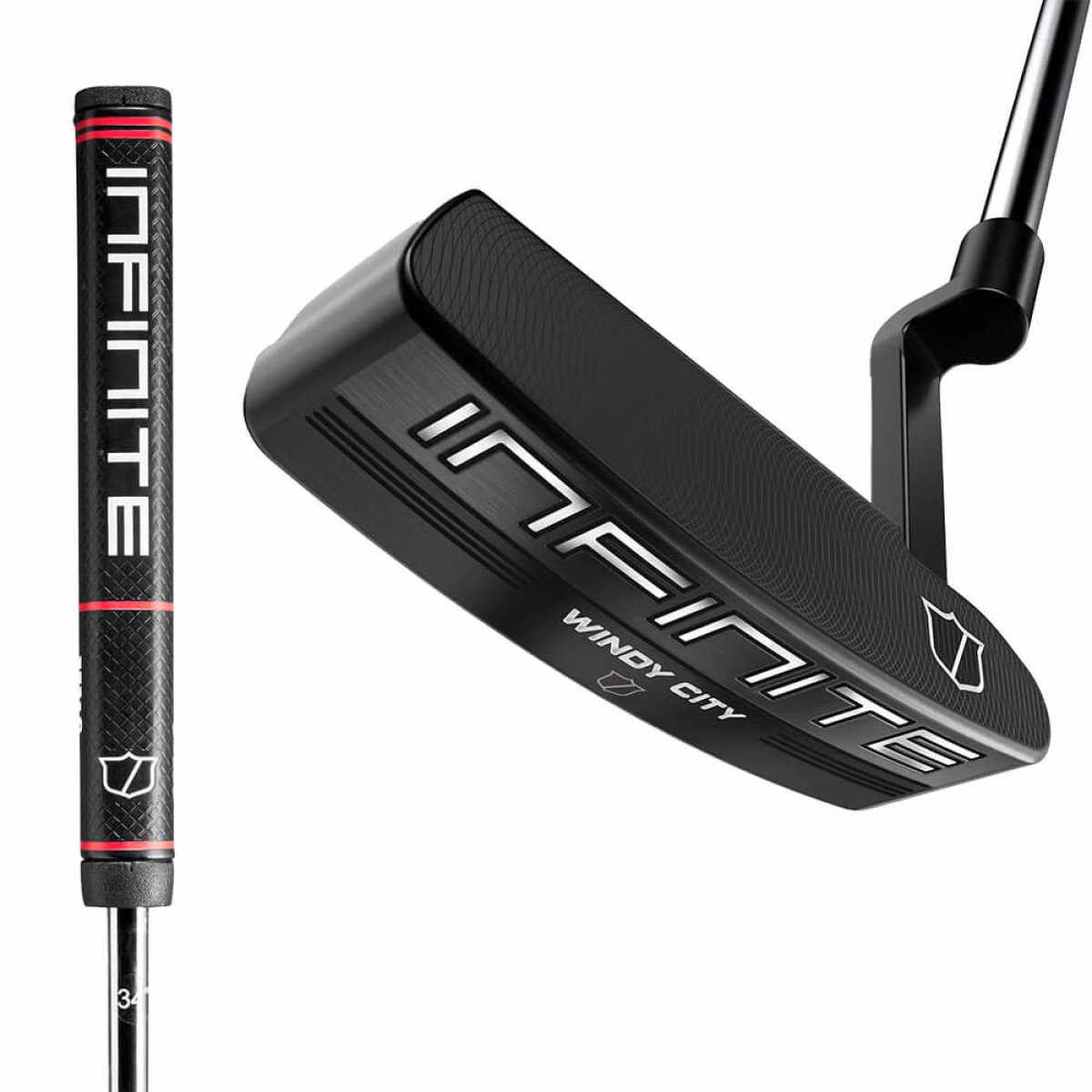 Custom Wilson Infinite® Windy City™ Right Hand Putter in Black - Blank
