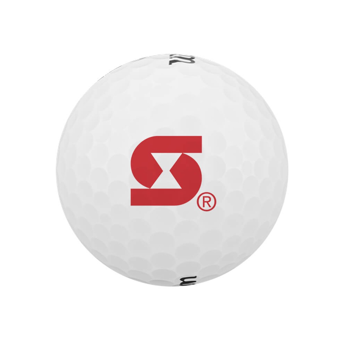 Custom Wilson Triad Golf Balls in White - Decorated