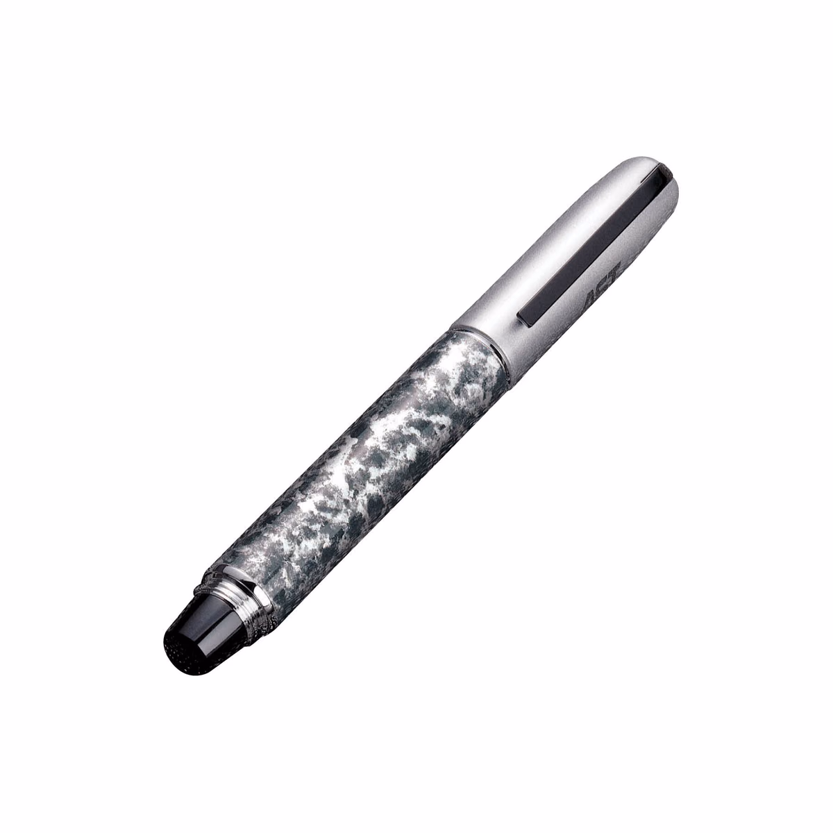 Custom Bettoni Corsiano Rollerball Pen, Grey, front view