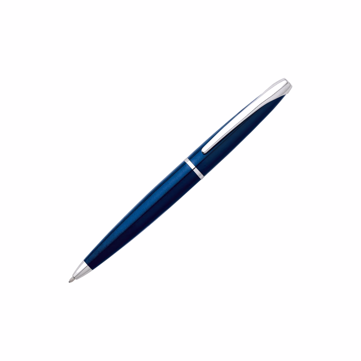Custom Cross ATX Translucent Blue Lacquer Ballpoint Pen
