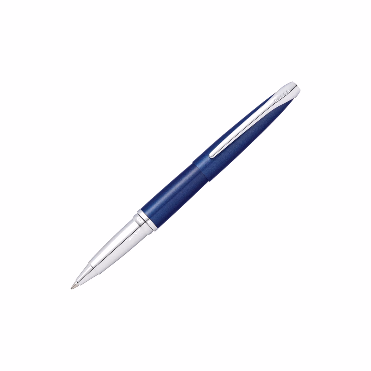 Custom Cross ATX Translucent Blue Lacquer Rollerball Pen