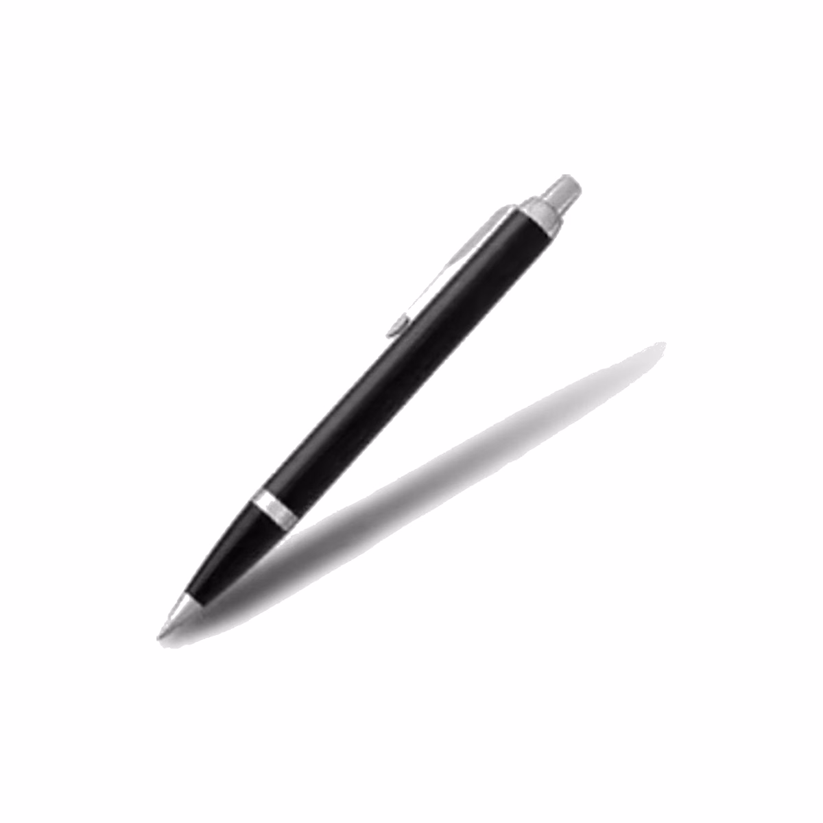 Custom Parker IM Retractable Ballpoint Pen (Black Lacquer CT)