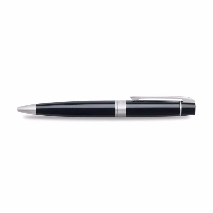 Custom Sheaffer 300 Glossy Black Ballpoint with Chrome Trim