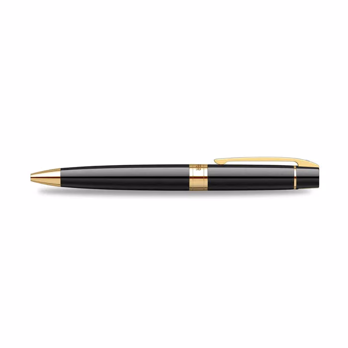 Custom Sheaffer 300 Glossy Black Ballpoint with Gold-tone Trim