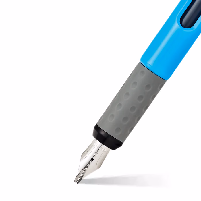 Custom Sheaffer Calligraphy Glossy Black, Blue and Yellow Fountain pens Maxikit in Hangsell - F, M, B nibs
