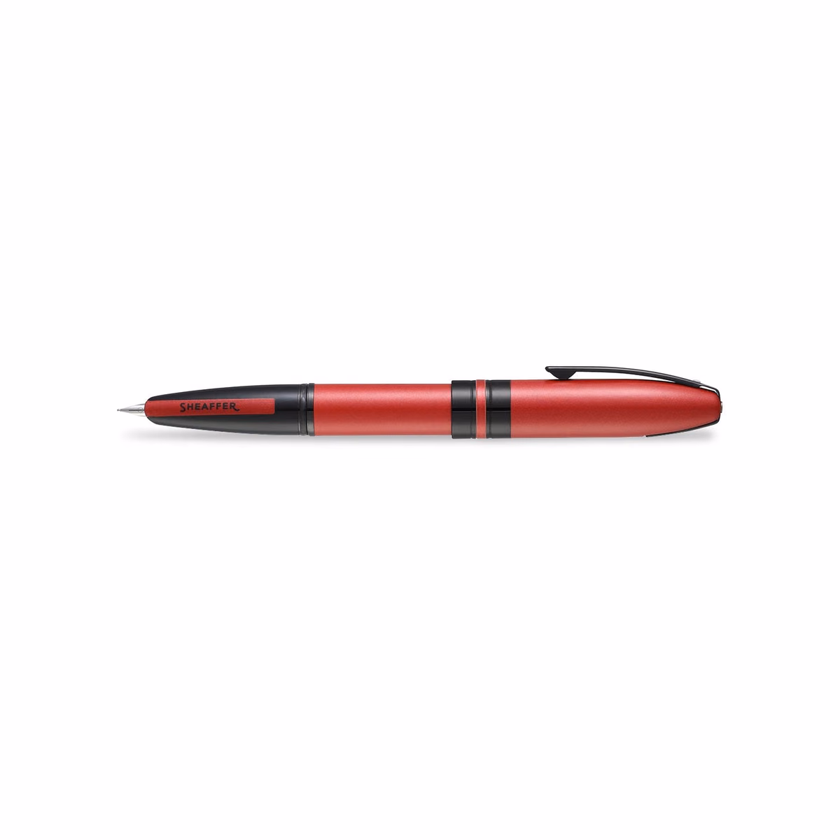 Custom Sheaffer Icon E9111 Metallic Red with Black PVD Trims Medium FP