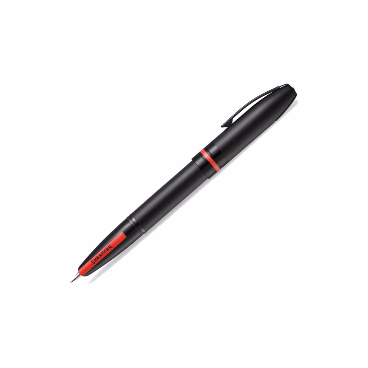 Custom Sheaffer ICON 9108 Matte Black Fountain Pen With Gloss Black Trim - Medium
