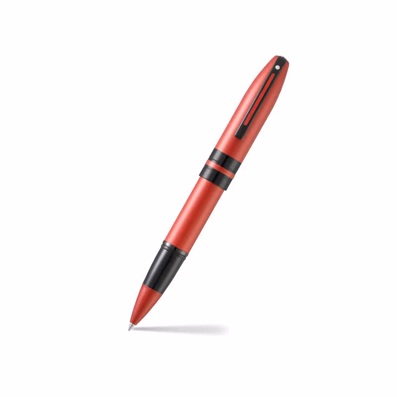 Custom Sheaffer ICON 9111 Metallic Red Rollerball Pen With Gloss Black trim