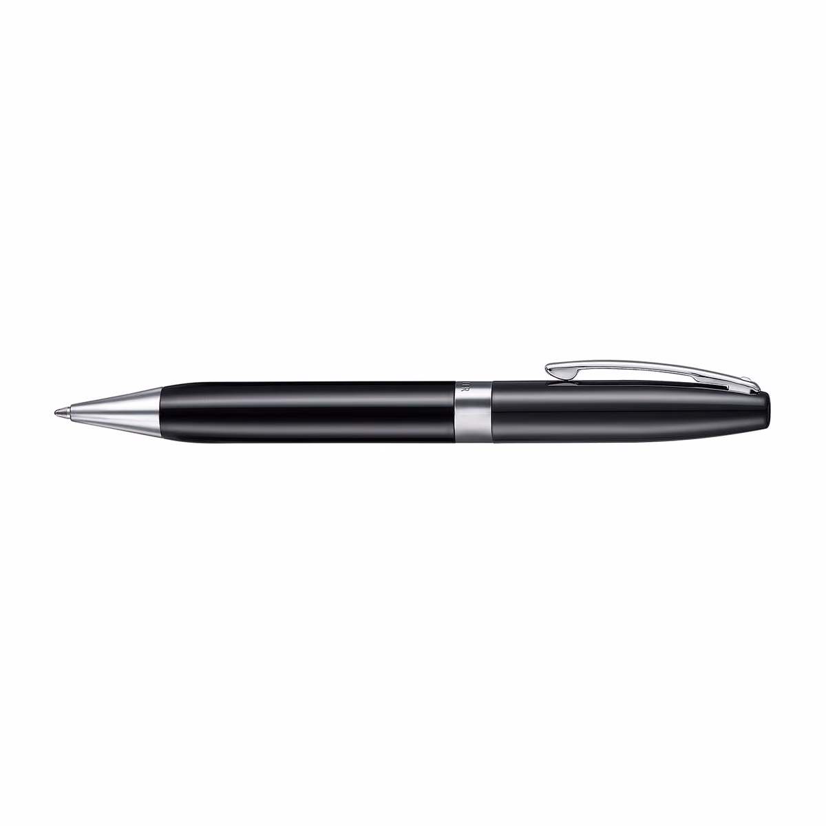 Custom Sheaffer Legacy 9064 Glossy Black Ballpoint Pen with Chrome-Plated Trims