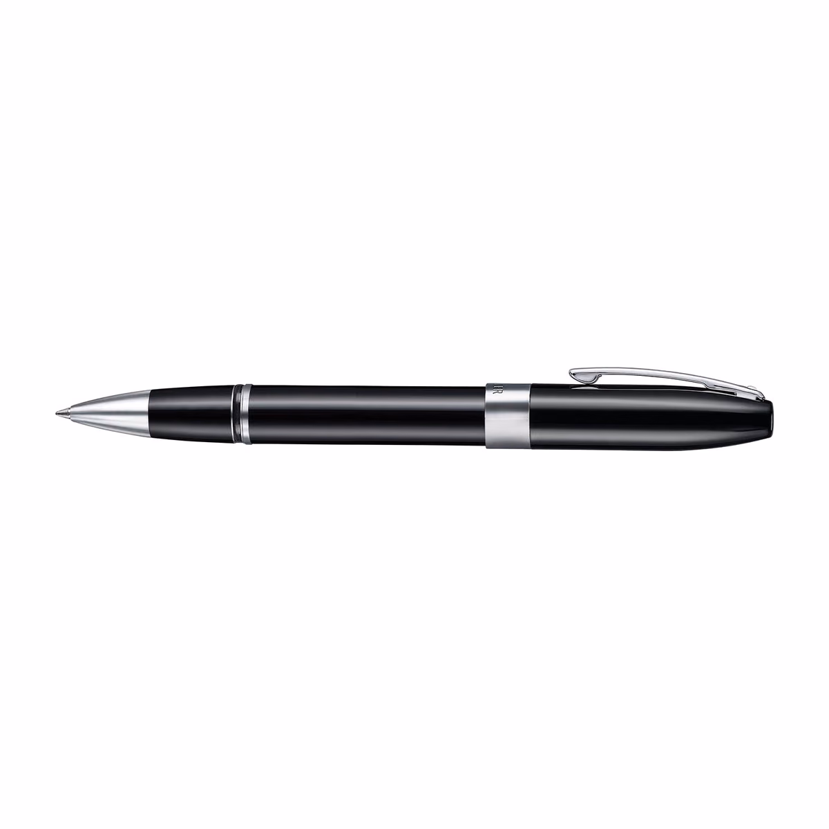 Custom Sheaffer Legacy 9064 Glossy Black Rollerball Pen with Chrome-Plated Trims