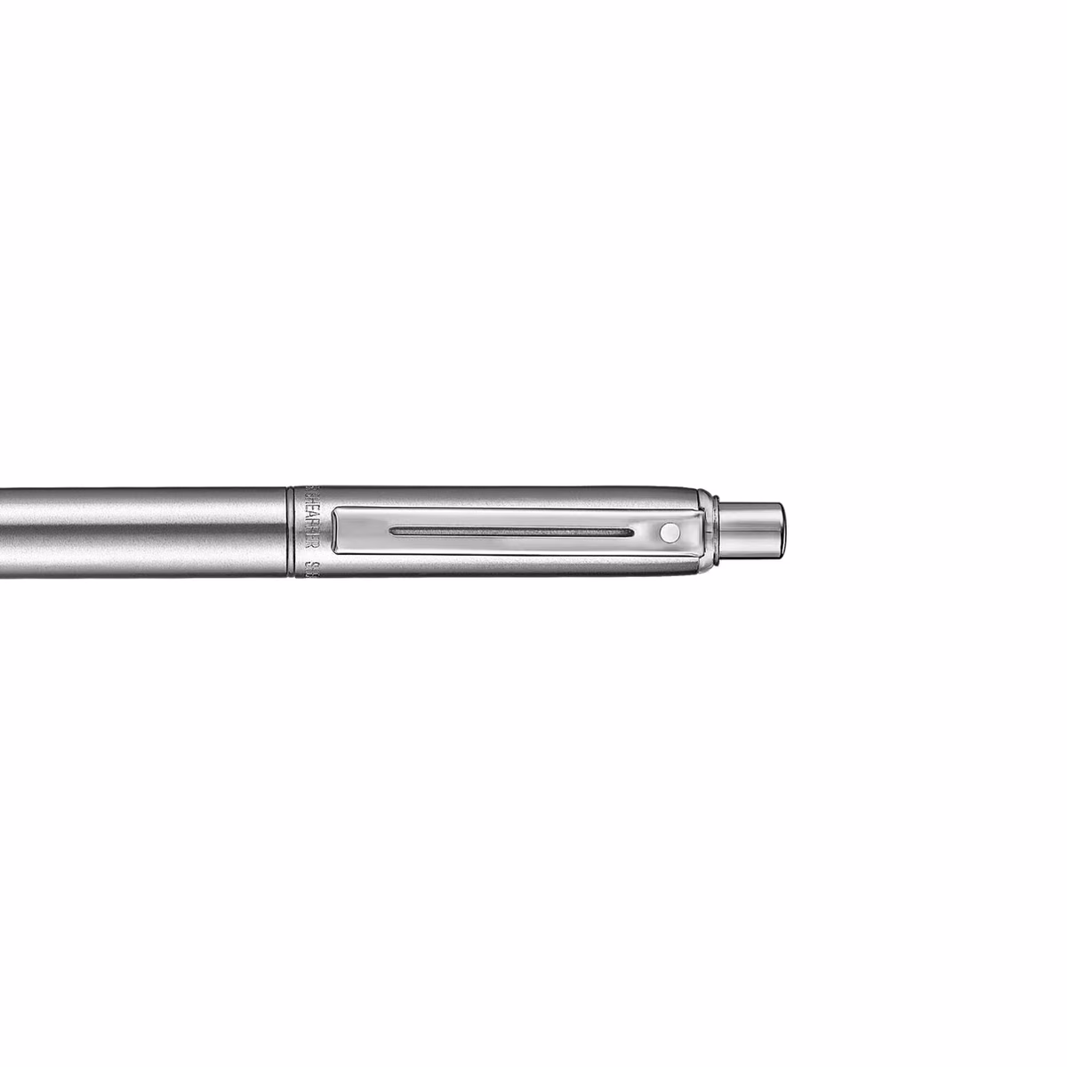 Custom Sheaffer Sentinel Metal 330 Brushed Chrome Ballpoint Pen with Chrome Trims