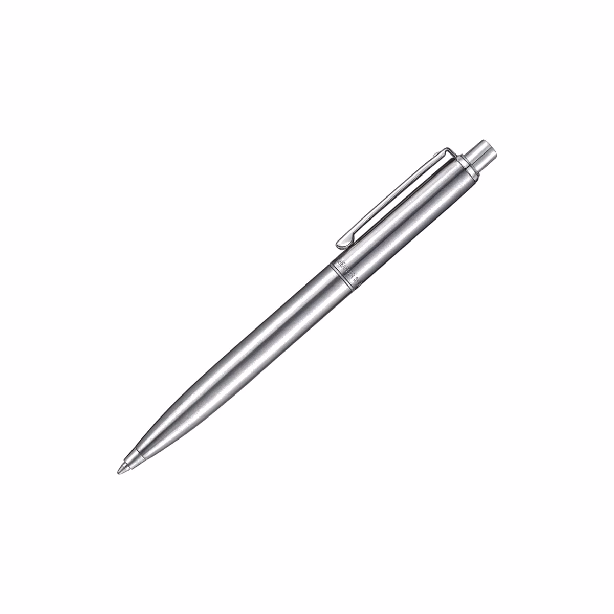 Custom Sheaffer Sentinel Metal 330 Brushed Chrome Ballpoint Pen with Chrome Trims