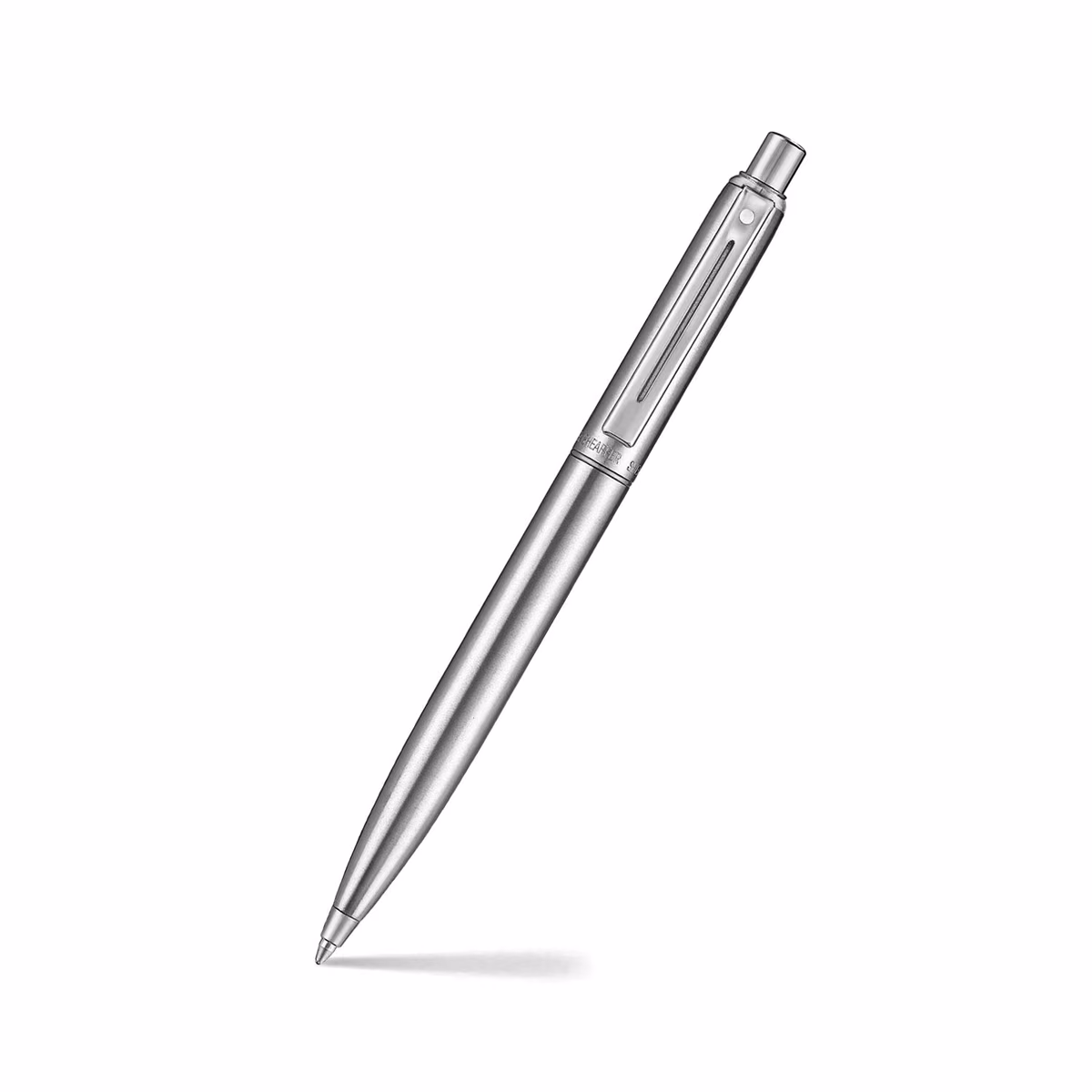 Custom Sheaffer Sentinel Metal 330 Brushed Chrome Ballpoint Pen with Chrome Trims