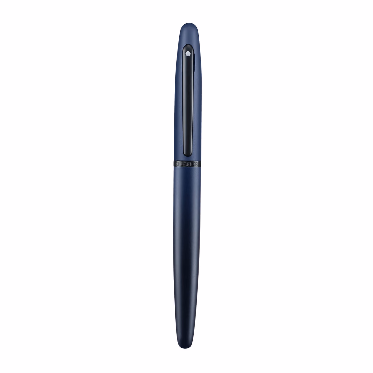 Custom Sheaffer VFM 9429 Matte Blue Rollerball Pen with Matte Black Trims