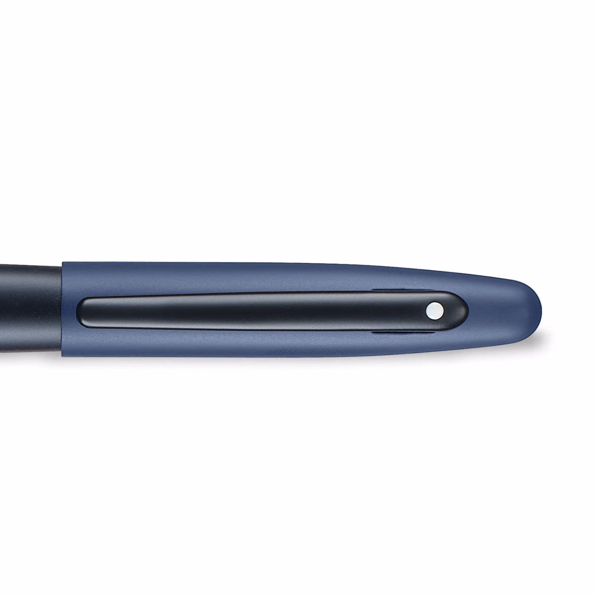 Custom Sheaffer VFM 9429 Matte Blue Rollerball Pen with Matte Black Trims