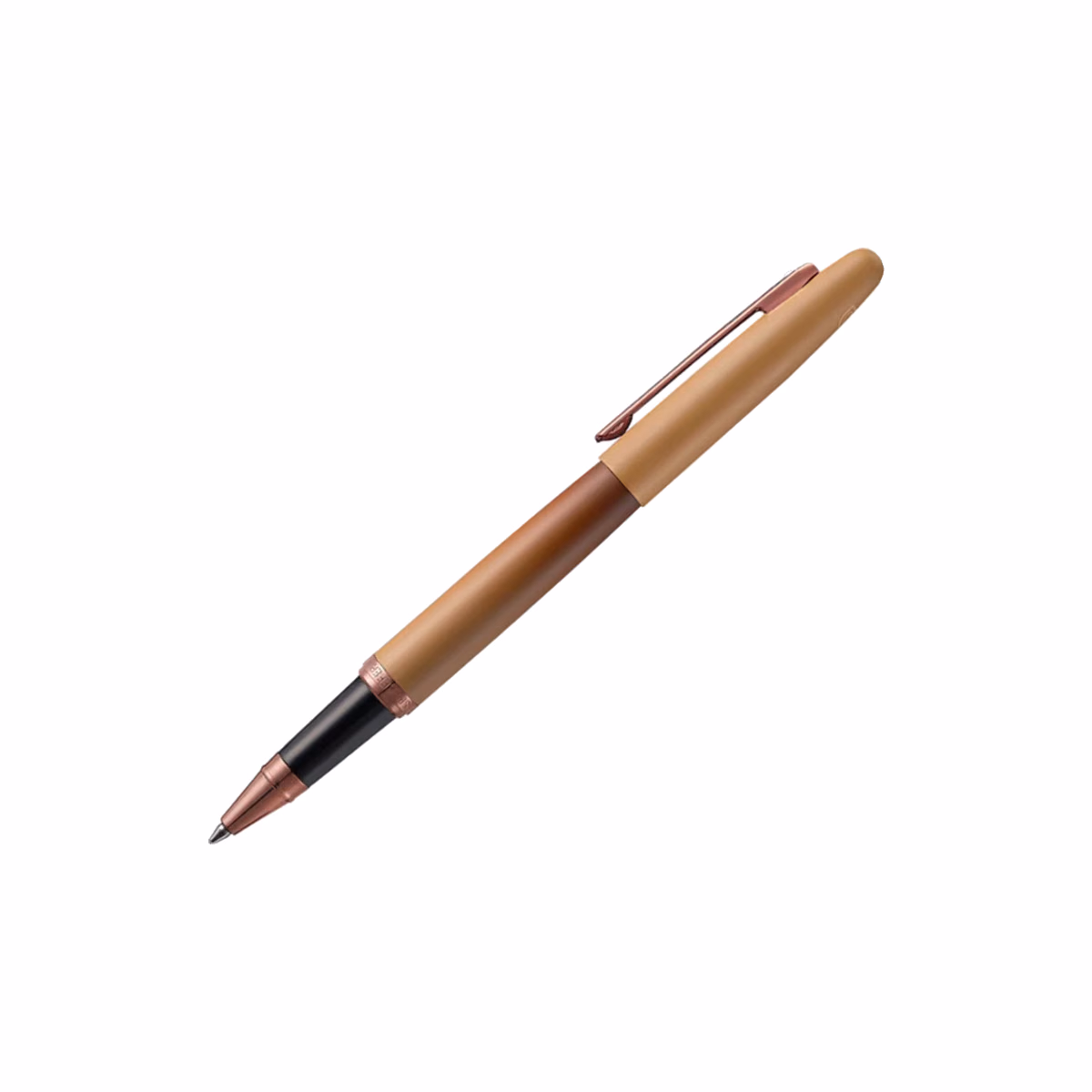 Custom Sheaffer VFM 9428 Coffee Edition Matt Brown Rollerball Pen with Regal Brown PVD Trims