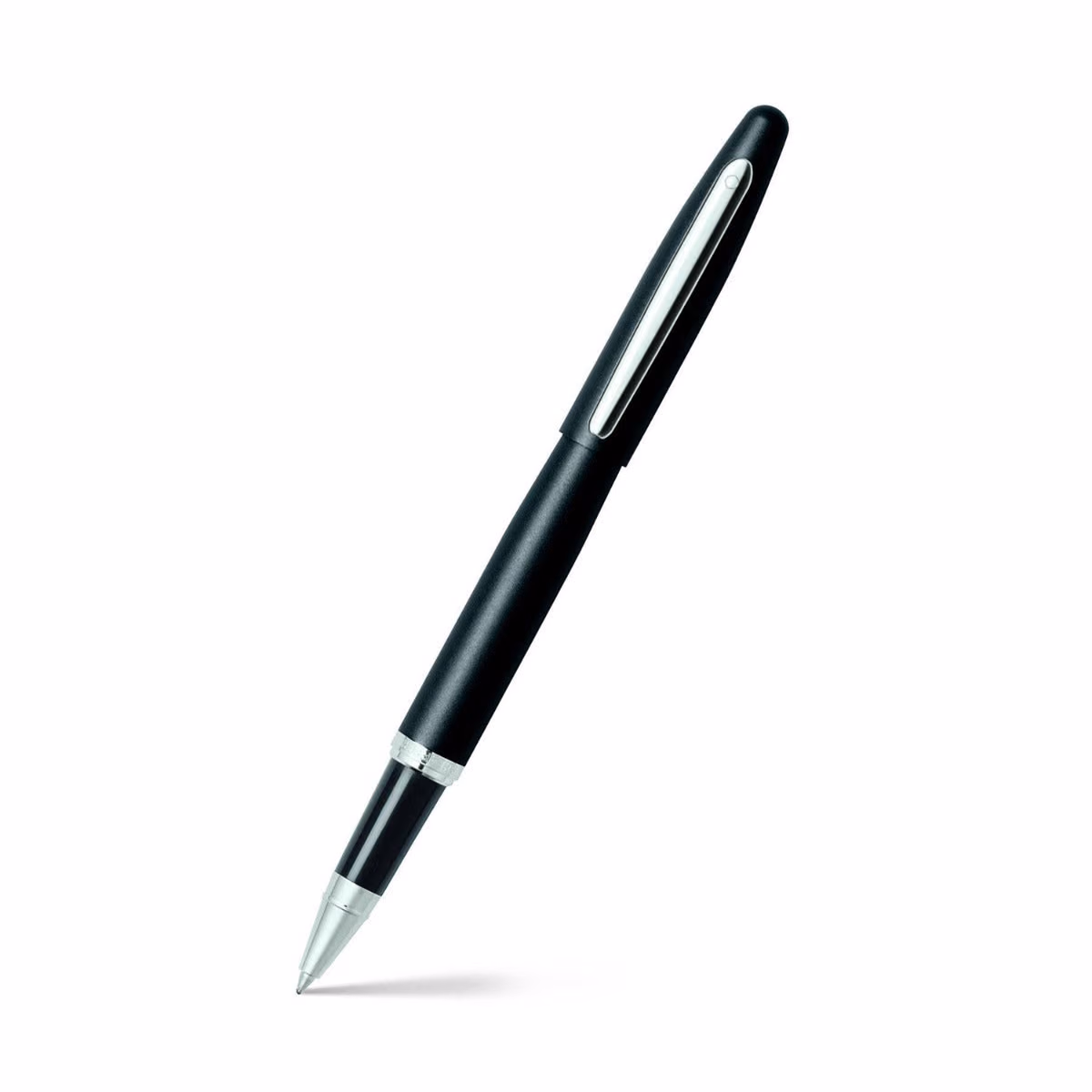 Custom Sheaffer VFM Matte Black Rollerball Pen With Chrome Trims
