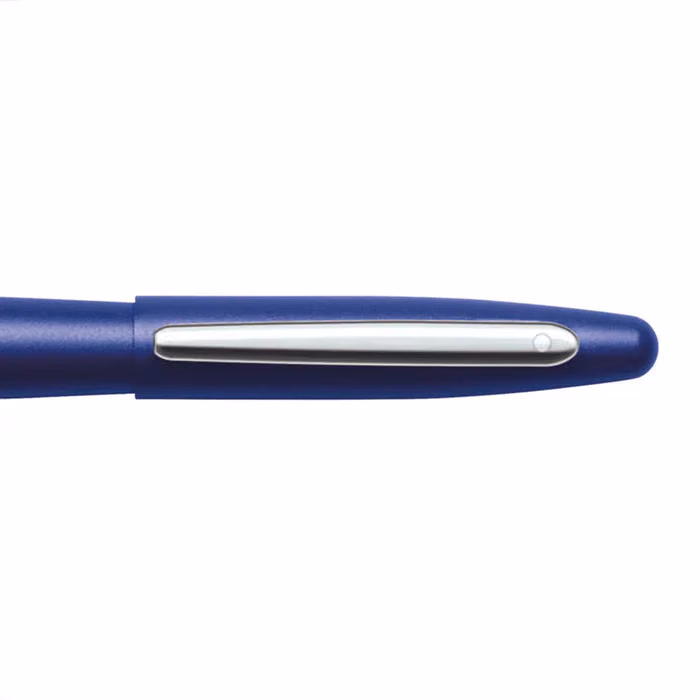 Custom Sheaffer VFM Neon Blue Fountain Pen With Chrome Trims - Fine