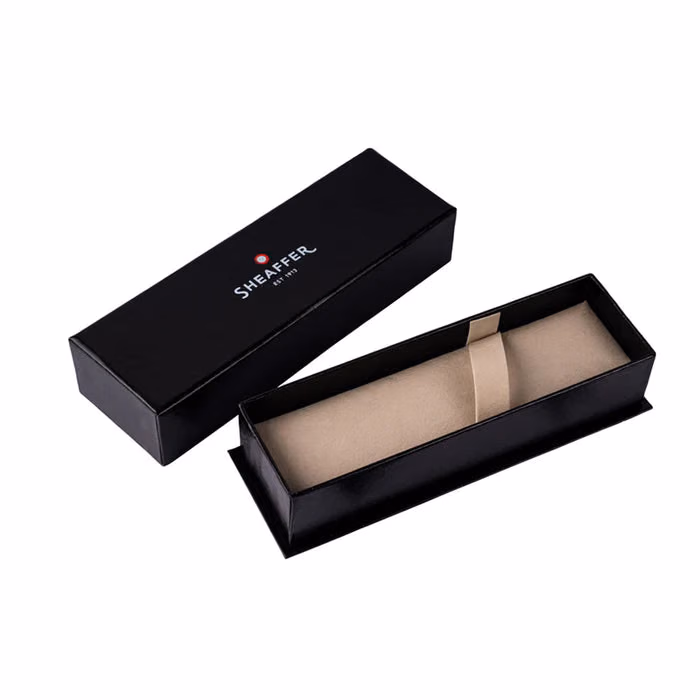 Custom Sheaffer VFM Polished Chrome Rollerball Pen With Gold Trims
