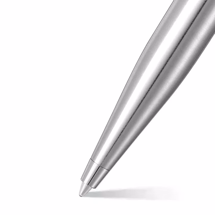 Custom Sheaffer VFM 9426 Brushed Chrome Ballpoint Pen With Chrome Trim