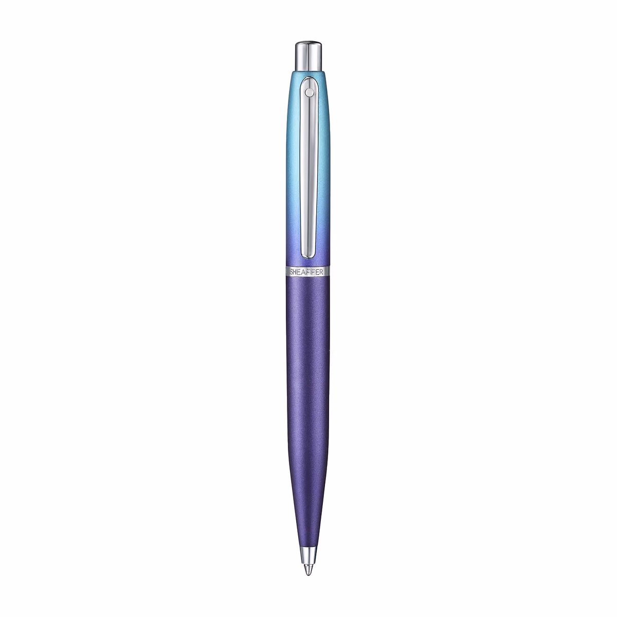 Custom Sheaffer VFM VFM Expressions Blue Purple Pearlised Gradient Chrome-Plated Trims Ballpoint