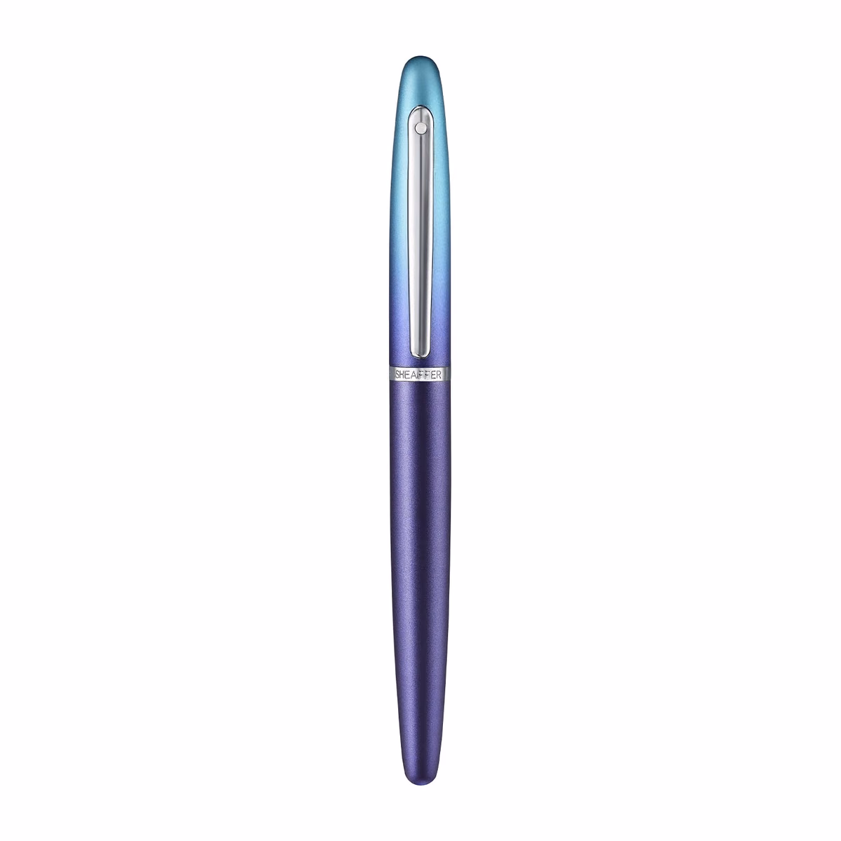 Custom Sheaffer VFM VFM Expressions Blue Purple Pearlised Gradient Chrome-Plated Trims Fountain Pen