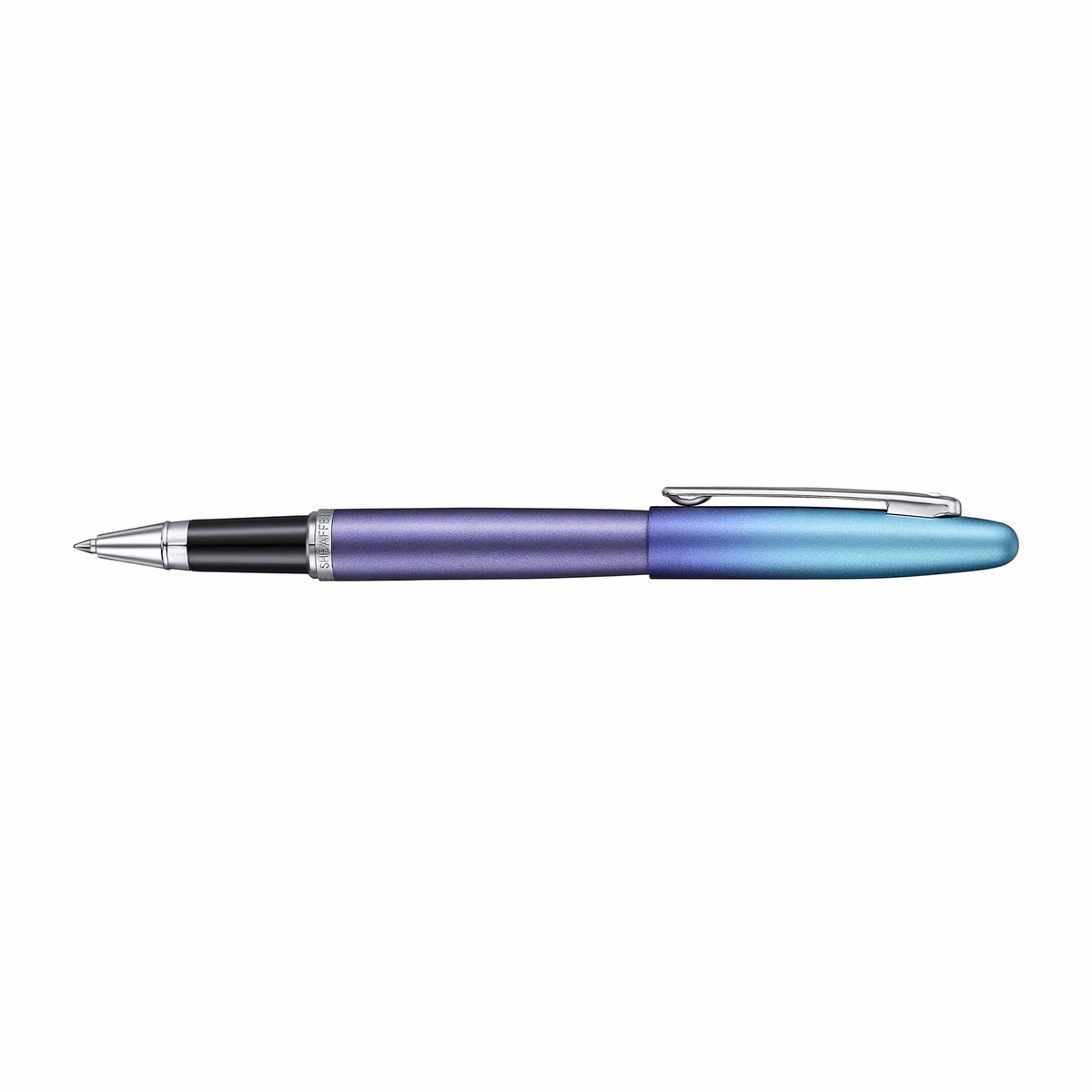Custom Sheaffer VFM VFM Expressions Blue Purple Pearlised Gradient Chrome-Plated Trims Rollerball