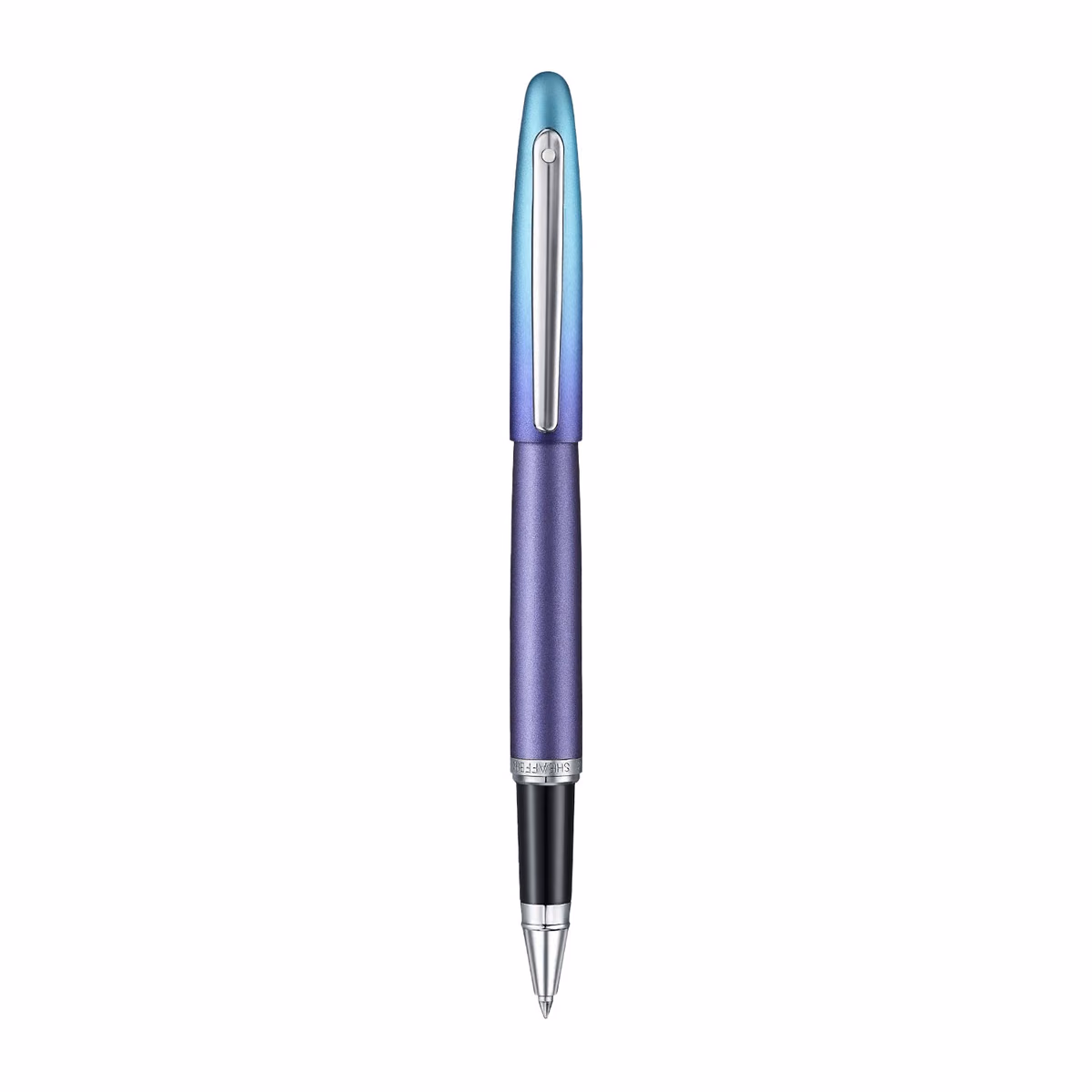 Custom Sheaffer VFM VFM Expressions Blue Purple Pearlised Gradient Chrome-Plated Trims Rollerball