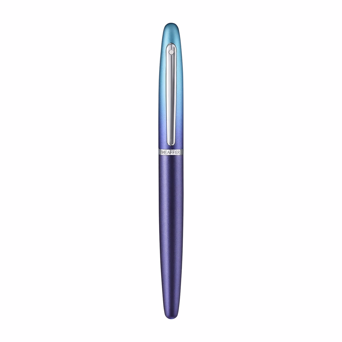 Custom Sheaffer VFM VFM Expressions Blue Purple Pearlised Gradient Chrome-Plated Trims Rollerball