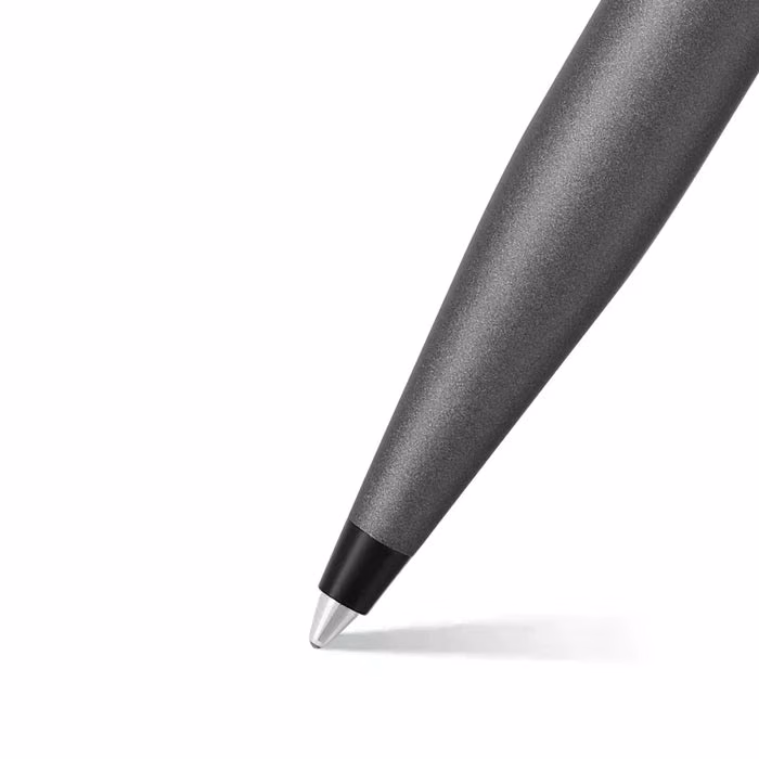 Custom Sheaffer VFM 9424 Matte Gray Ballpoint Pen With Matte Black Trim