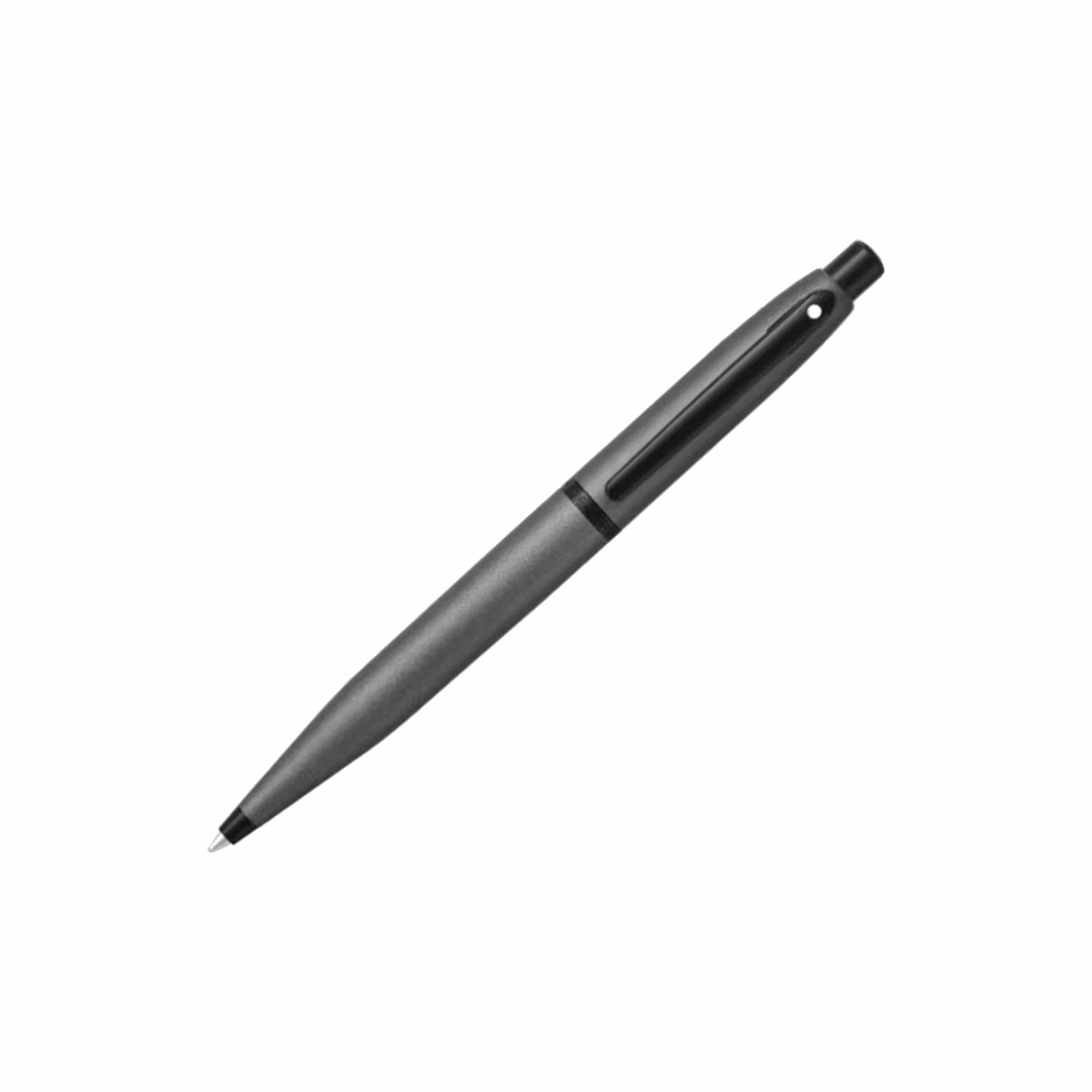 Custom Sheaffer VFM 9424 Matte Gray Ballpoint Pen With Matte Black Trim
