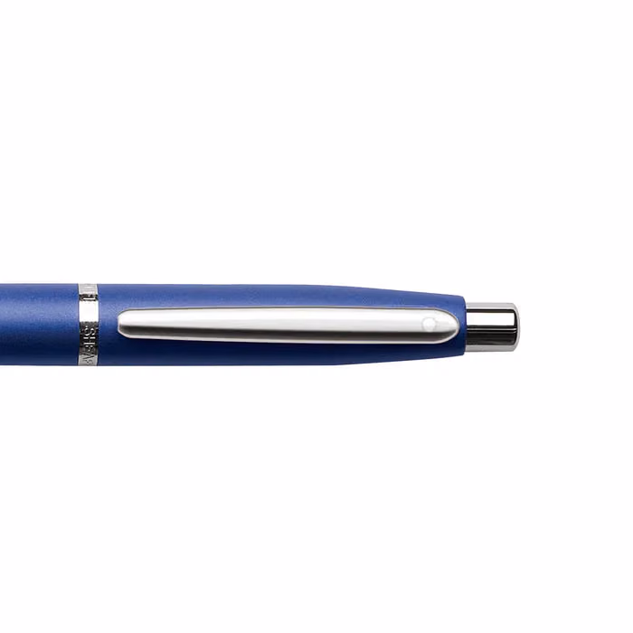 Custom Sheaffer VFM Neon Blue with Chrome trims Ballpoint Pen