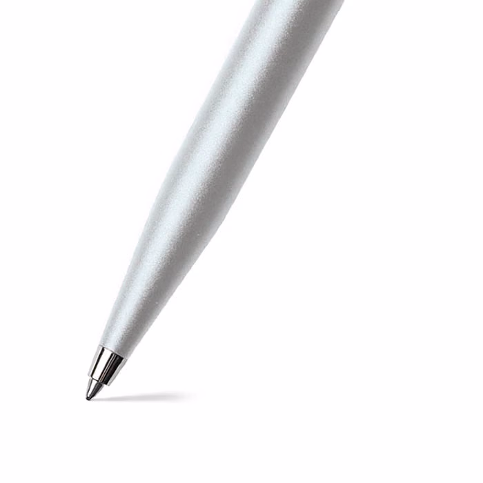 Custom Sheaffer VFM Strobe Silver Ballpoint Pen