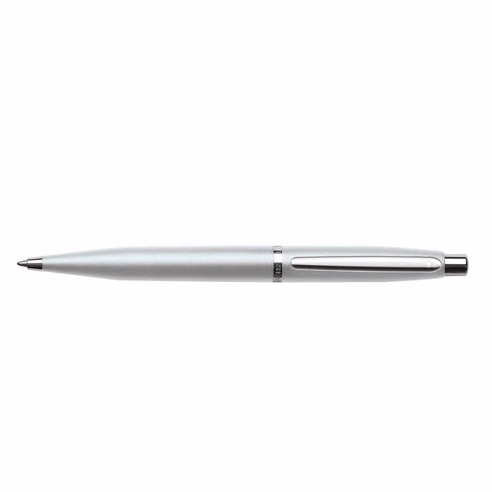 Custom Sheaffer VFM Strobe Silver Ballpoint Pen