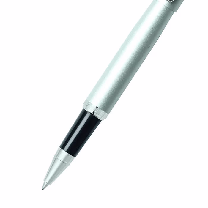 Custom Sheaffer VFM Strobe Silver Rollerball Pen