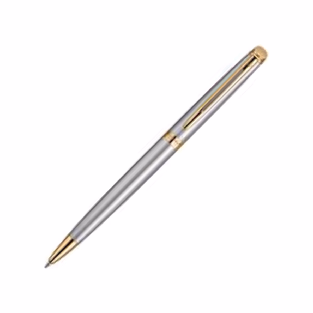 Custom Waterman Hemisphere Ballpoint Pen (Stainless Steel GT)