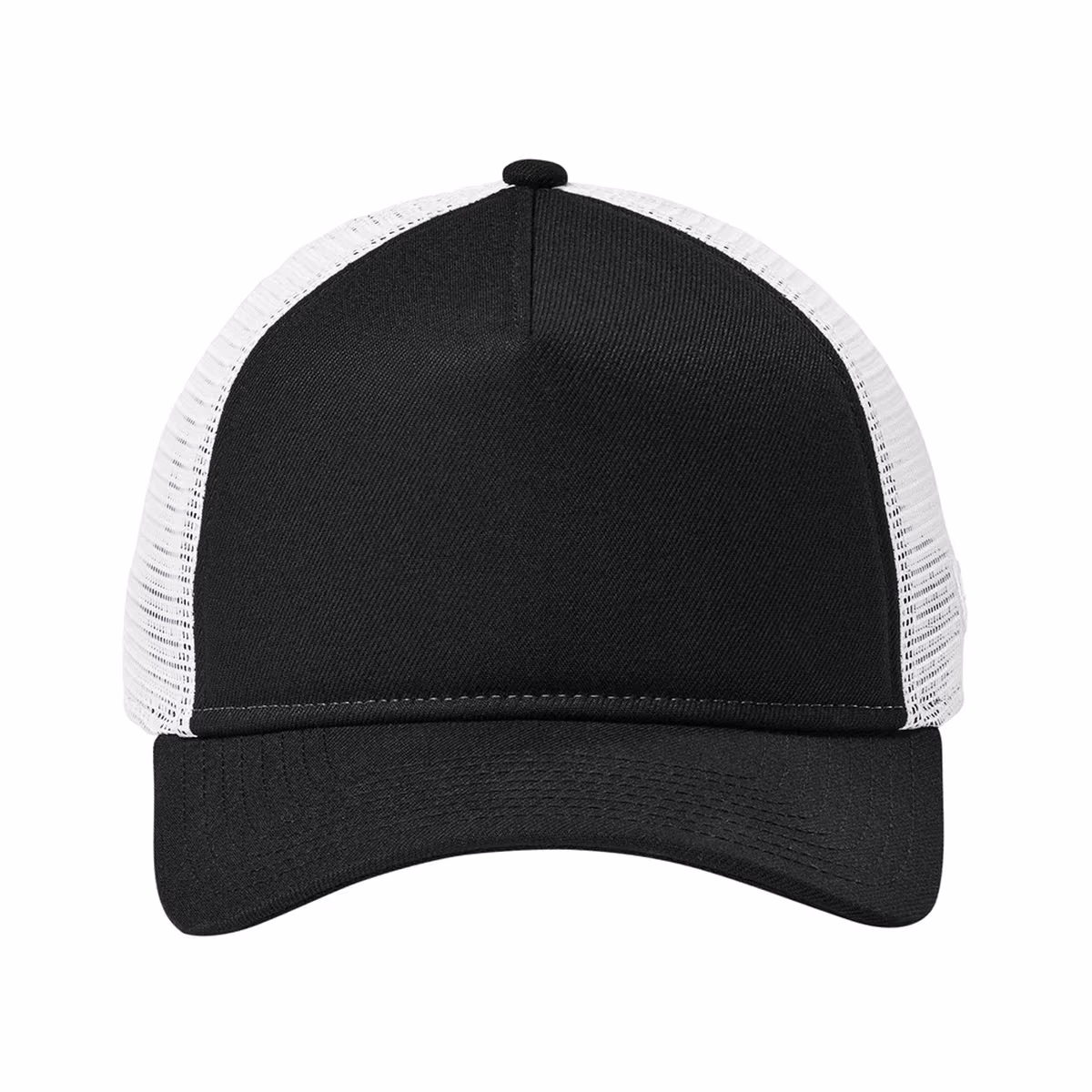 Custom Flag Black/ White - New Era A-Frame Snapback Mesh Back Cap