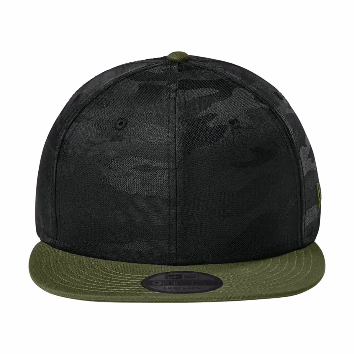 Custom New Era Camo Flat Bill Snapback Cap
