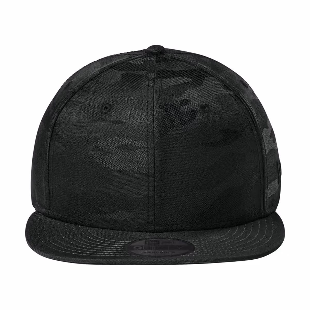 Custom Flag Army/ Black Camo - New Era Camo Flat Bill Snapback Cap