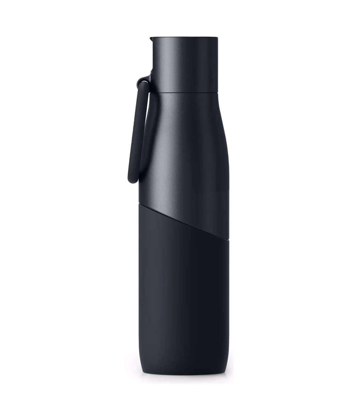 Custom LARQ Bottle Movement Filtered Flip Top, Black / Onyx, back view