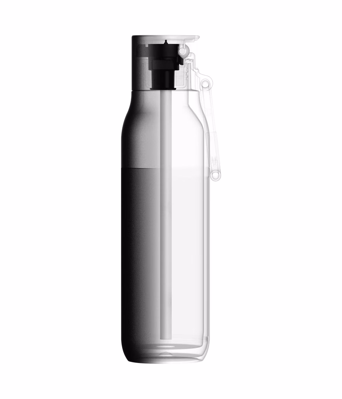 Custom LARQ Bottle Flip Top, Obsidian Black