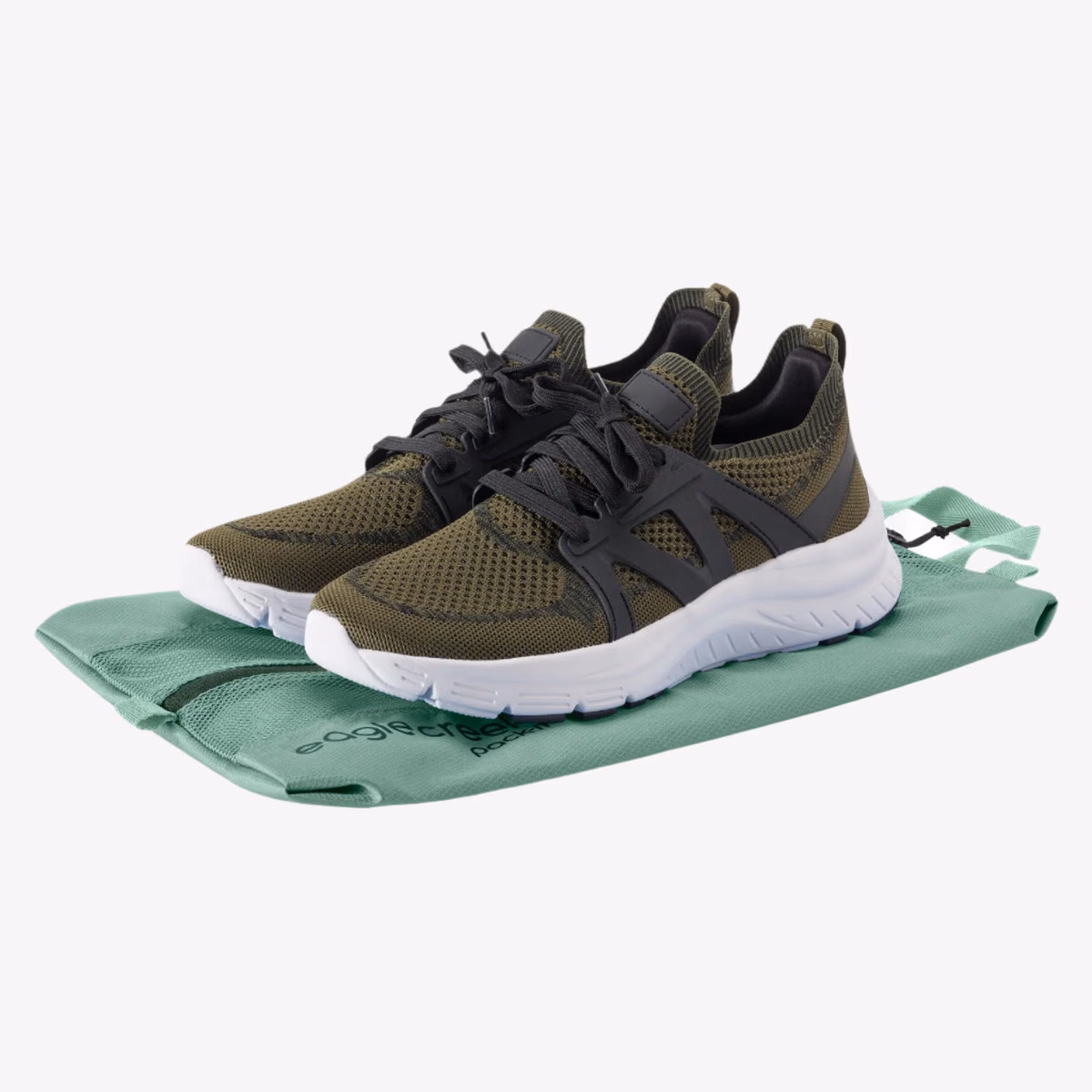Custom Willow Green - Eagle Creek Pack-It® Reveal Shoe Sack