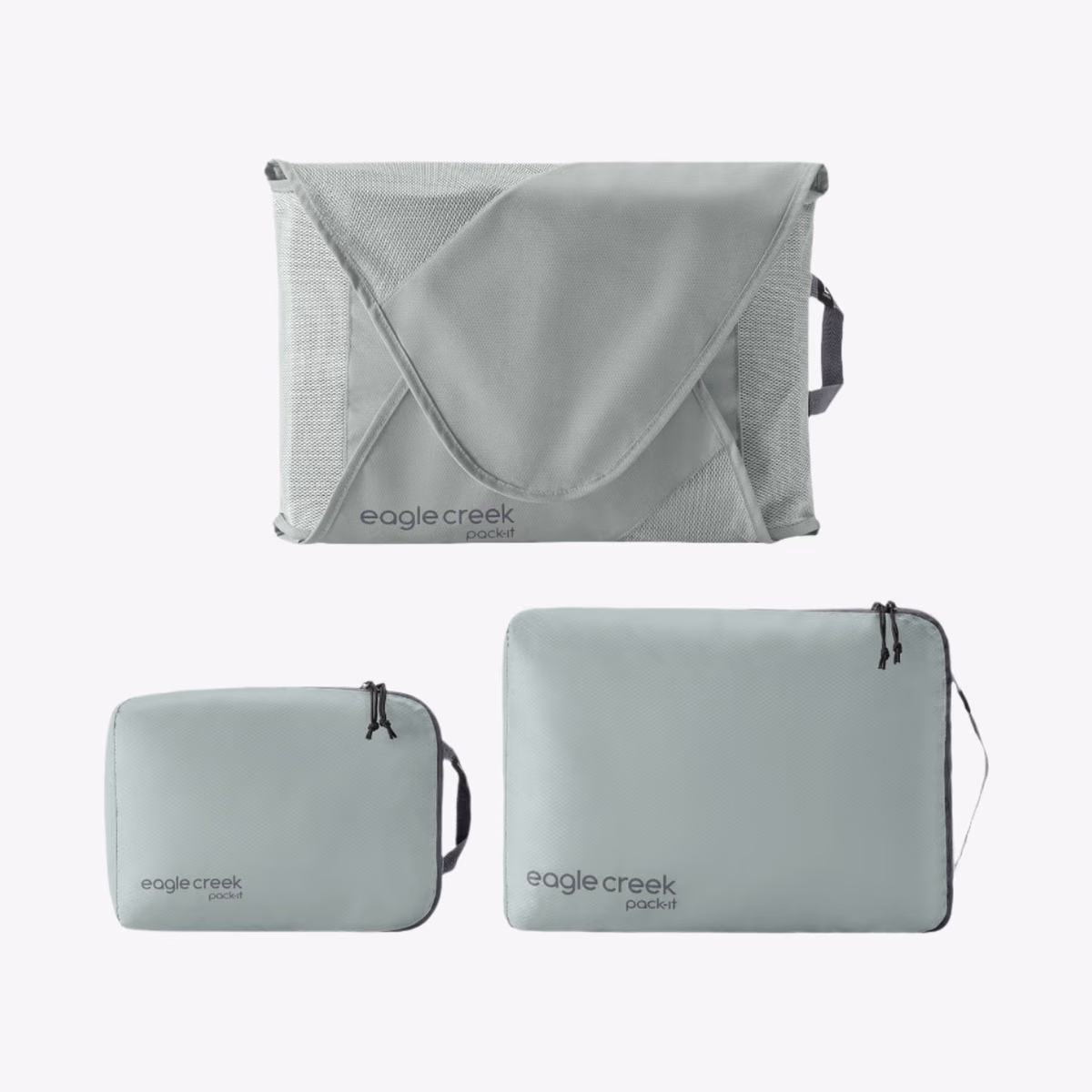 Custom Storm Grey - Eagle Creek Pack-It® Starter Packing Cube Set
