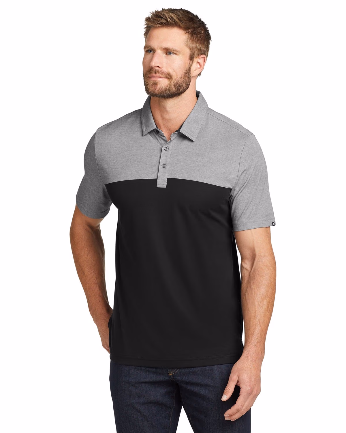 Custom TravisMathew Oceanside Blocked Polo